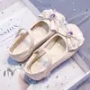 Zapatos de Princesa de Cristal para Niñas 2026 Primavera Otoño Verano Nuevos Suela Suave Zapatos para Niñas Pequeñas Zapatos Pequeños de Cuero para Actuación