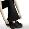 Suministro Exclusivo Transfronterizo de Pantalones de Campana Amplios de Longitud Extendida, de Cintura Alta, Pantalones Casuales Adelgazantes, Pantalones Largos de Pierna Ancha con Efecto de Caída, Estilo Nuevo