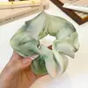 Scrunchie de Chiffon Tie-Dye Super Fada para Mulheres, Novo Laço de Cabelo Grande de Alta Qualidade 2025, Faixa de Cabelo, Corda de Cabelo, Acessório de Cabelo