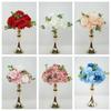 Mesa Flor Bola de Flor Artificial Ponto Acabado Bola de Rosa Atacado Conferência Casamento Decoração de Janela Mesa Bola de Flor Artificial
