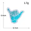 Insignias Premium Bordadas por Computadora para Comercio Exterior Transfronterizo, Parches Bordados Temáticos de Gestos, Accesorios para Ropa, Parches para Reparación de Agujeros DIY