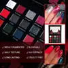 Paleta de Halloween ~ Paleta de Sombras com 15 Cores Vermelho e Preto Gótico Smoky Hot Girl Maquiagem Cosplay Europeia e Americana 2025 Transfronteiriça
