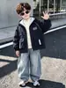 Chaqueta acolchada para niño otoño e invierno 2026 nuevo cortavientos infantil elegante estilo coreano ropa de invierno para bebé niño ropa con capucha
