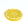 Fatias de Limão Simuladas Frutas Falsas Enfeites Bloco de Limão de Plástico Modelo Adereços de Fotografia Decoração Adereços de Comida