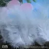 28 Colores Accesorios para joyería diy Paquete pequeño Pluma Cola puntiaguda Pluma de plumón Bola de ondas Material de plumas decorativas