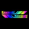 Adecuado para Kawasaki ninja 400 650 pegatinas para amortiguador ZX-4R Z900 H2 calcomanías para motocicleta pegatinas reflectantes