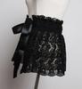 Cinturón Negro para Mujer de encaje sello de cintura decorativo elástico ancho retro europeo y americano vestido de encaje de moda que combina con todo
