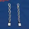 Cadena de Extensión de Plata de Ley con Cadena Plana Retorcida de Pez Pequeño con Cadena Retro Vieja DIY Hecha a Mano Cadena de Acabado con Cuentas