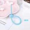 Venta al por mayor de fabricantes de bridas de datos multifuncionales con diseño de hebilla tipo pasador reutilizable para cables de red, hechas de silicona