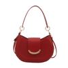 Bolsos de Diseño de Nicho para Mujer 2026 Modelo Nuevo Color Sólido Moda Casual Bolso Cruzado Bolso de Hombro Simple Debajo del Brazo Moderno