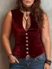 Moda Feminina Europeia e Americana 2026 Novo Colete Camisa de Veludo Jaqueta Casual Tendência Site Independente da Amazon