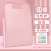 Bolsa Satchel A4 Bolsa Sanfonada Informações Bolsa de Documentos Multifuncional Satchel 13 Divisórias Pasta Sanfonada Bolsa para Armazenamento de Provas de Aluno