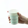 Vasos de Papel de Doble Capa Deli 19205, Color Claro, 228ml, Vasos para Té con Leche y Café Empacados, 100 Piezas, Vasos de Papel Aislados de Doble Capa, Venta al por Mayor