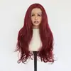Peluca de Qingdao, para exportación, moda femenina, estilo europeo y americano, cabello de longitud media, estilo nuevo, peluca larga rizada con raya en medio, peluca completa