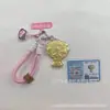 Chaveiro Popular de Ouro Puro 999 Criativo Sanrio Buquê Pingente para Bolsa de Celular Presente para Namorada Personalizável Atacado