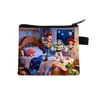 Nova Carteira de Poliéster Toy Story 5 Curta com Design Simples e Estampa de Desenho Animado, Porta-Moedas e Cartões