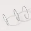 Anel Minimalista de Moda Estilo Cool para Mulheres, Tendência de Luxo Leve Design de Nicho, Anel de Dedo Indicador Aberto Fashionável e Único
