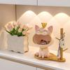 Coroa Gato Boca Grande Sala de Estar Entrada de Casa Armazenamento Enfeites Decoração Comércio Eletrônico Transfronteiriço Comércio Exterior Artesanato Presente Atacado