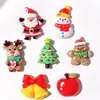 Lindos Dibujos Animados Serie Navideña Accesorios de Resina DIY Accesorios para el Cabello, Tocados, Pinzas para el Cabello, Fundas para Teléfono, Pegatinas para Vasos de Agua y Piezas Decorativas