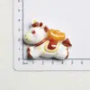 Año Nuevo Gran Año del Caballo del Zodiaco Accesorios de Resina Auspiciosos Decoración de Tablero de Coche DIY Colgante Llavero Materiales
