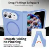 Adecuado para fundas de teléfono Apple Duo, fundas protectoras plegables Apple, fundas protectoras magnéticas con tacto de piel, fundas de teléfono Apple iPhone Duo