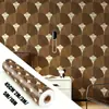 Papel de Parede Estilo Étnico Personalizado Adesivos de Parede à Prova d'Água Adesivos para Reforma de Móveis Papel de Parede para Decoração de Parede com Fundo de Madeira