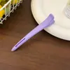 Grampo de cabelo oval de lã com poá estilo coreano para início de outono, presilha para franja, presilha lateral, elegante presilha lateral, presilha BB