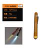 Lámpara de pluma de aluminio con escala color luz oral pupila examen lámpara de pluma luz amarilla luz blanca LED escala Lámpara de pluma enfermera