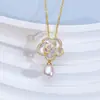 Conjunto de Tres Piezas de Perlas de Agua Dulce Naturales: Aretes, Anillo, Colgante, Collar, Flor de Rosa, Estilo Barroco, Joyería de Alta Gama