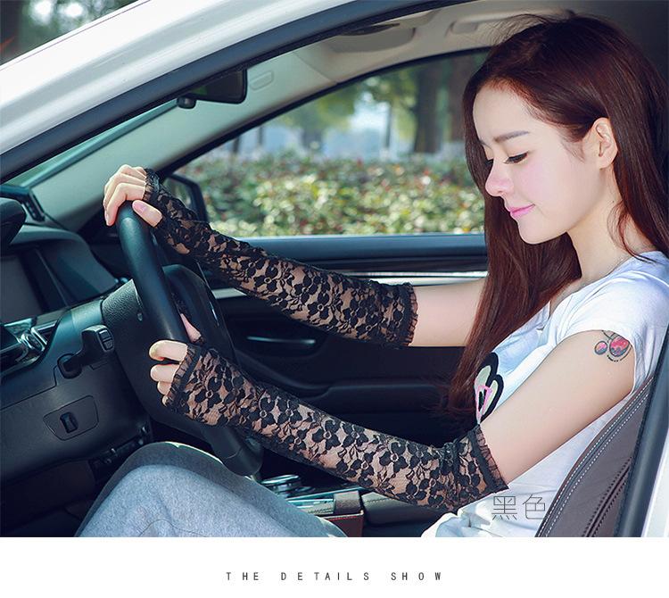 中长蕾丝花朵套_08