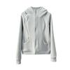 Nueva Sudadera con Capucha de Forro Polar Doble Cara para Mujer Otoño e Invierno, Cálida, Cómoda, Suave, Chaqueta Informal para Exteriores de Forro Polar Austriaco