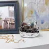 Bolso de Noche de Venta Caliente Transfronterizo, Bolso Cámara Acrílico Color Sólido Brillante, Monedero Compacto Exquisito, Bolso para Niños, Bolso Cruzado