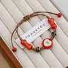 Jingdezhen Chicas Exquisito Estilo Popular Pulsera de Joyería de Manzana Pulsera de Perlas Puesto Callejero Creativo Pequeño Artículo al por Mayor Accesorios