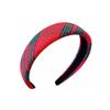 Diadema Estilo Tweed Cabeza Roja Diadema de Año Nuevo Ramillete de Pelo Pasador de Ala Ancha Pasador Pequeño Diadema para Mujer Nuevo Otoño e Invierno 2024