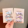 Nuevo Clip para el Cabello de Botón de Gato Macarrón Clip de Pato Clips para Flequillo Clips Laterales Accesorio para el Cabello con Forma de Corazón para Chicas