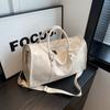 Bolsa Deportiva de Fitness para Mujer Cuero moda retro viaje portátil empaque ropa bolsa de equipaje gran capacidad Bolsa de Viaje