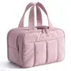 Bolsa de viagem grande capacidade transfronteiriça para mulheres, bolso pequeno transparente, bolsa de armazenamento de skincare com múltiplos compartimentos