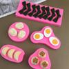 Bolinhos Noodles de Ovo Shumai Nó Artesanal DIY Caseiro Chocolate Comida Bolo Silicone Molde
