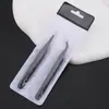 Pinzas de Acero Inoxidable para Uñas, Recoger Pedrería y Pestañas Postizas, Certificadas para Uso Transfronterizo