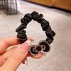 Lindos Accesorios para el Cabello para Niños Diadema para Bebé Lazo Negro Banda para el Cabello Pequeña Cuerda para el Cabello de Alta Elasticidad Banda de Goma