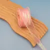 [Beneficio] Hilo de Cola de Pez Colorido de 4 cm Hilo Colorido Medusa Luminosa Flor de Cinta Transparente sin Núcleo Hecha a Mano Empaque