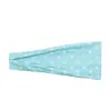 Novedad de Primavera Diadema con Goma para el Cabello de Rayas y Lunares Deportiva Fitness Yoga Deportes al Aire Libre Diadema con Goma Absorbente de Sudor