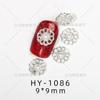 Novos Acessórios para Unhas, Decorações de Unhas em Liga Metálica, Decorações de Unhas Metálicas, Strass, Fabricante de Yiwu, Atacado em Estoque