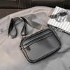Bolso bandolera para hombre moda casual marca de moda coreana Bolso de hombre Cuero Crazy Horse marrón Mochila casual europea y americana