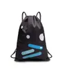 Zackpack Esportivo Impermeável Pano Oxford Cordão Bolsa com Logotipo Impresso Mochila Nylon Outdoor Bolso com Cordão Mochila