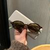 Armação de óculos para miopia ultraleve feminina com potência ajustável óculos de sol masculinos com placa anti-luz azul armação pequena olhos de gato óculos de sol polarizados