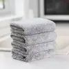 Estilo japonês bambu carvão louça toalha de lavar louça pano de lavar louça de cozinha pano de cozinha manchado de óleo espessa absorvente limpeza das mãos almofada de limpeza das mãos
