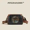 Bolso de Mujer con Textura de Cuero Suave, Bolso Boston Almohada de Moda, Bolso de Hombro Único Versátil Ancho Retro, Bolso Cruzado para Mujer