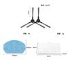 Aplicable a MAMNV ZCWA Robot de barrido BR150/BR151 Accesorios Cepillo lateral Filtro de tela Hapa