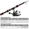 Conjunto de vara de mar infantil 1,5M 1,8M vara de arremesso carretel de pesca combinação vara de pesca vara de pesca de mar conjunto para iniciantes em estoque